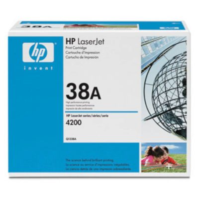 Hp 38A Toner, Black Single Pack, Q1338A Hp 38A Toner, Black Single Pack, Q1338A